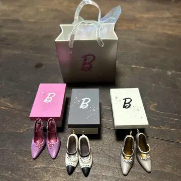 Barbie 미니어처 신발 BOX 백 세트