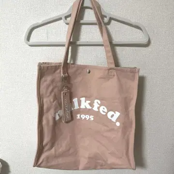 밀크페드 토트백 핑크