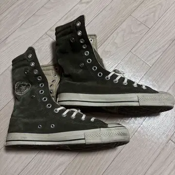 converse all star 밀리터리 하이컷 올리브 스니커즈