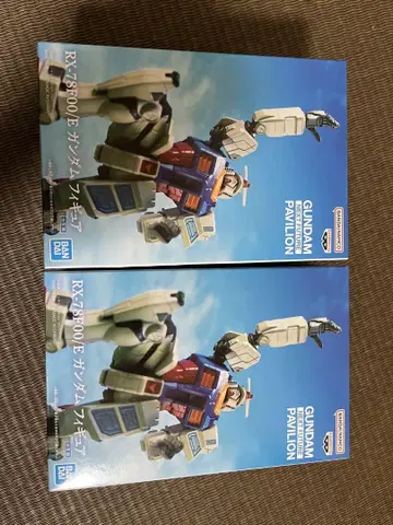 남코 한정 RX-78F00/E 건담 피규어 만박 프라이스 2개 세트