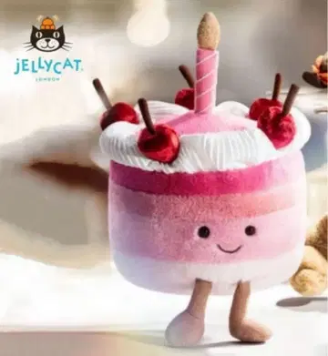 JELLYCAT 젤리캣 봉제 인형 체리 케이크 벌스데이 생일