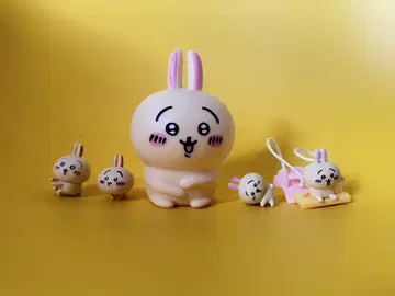 토끼 캐릭터 5체 세트