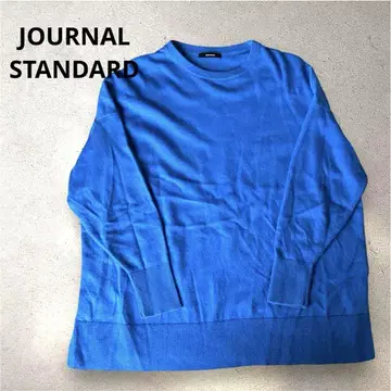JOURNAL STANDARD 파랑 니트 스웨터 긴팔 오버사이즈