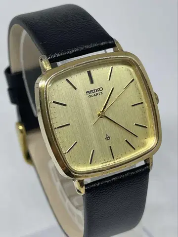 세이코 SEIKO 샤리오 남성용 손목시계 5931-5480 골드