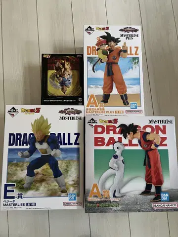 4개 세트 드래곤볼 피규어 제일복권 A상 E상