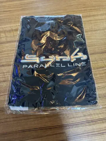 aespa synk parallel line 로고 티셔츠 L 사이즈