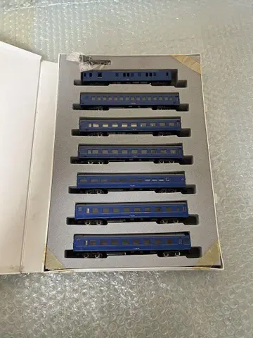 N게이지 철도 모형 7량 세트 파랑