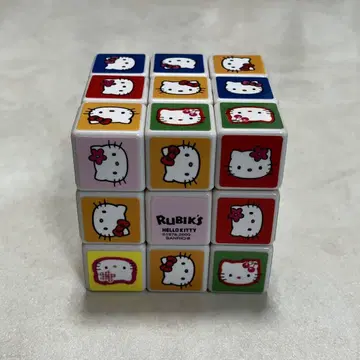 레어 츠쿠다 오리지널 헬로키티 2000년 루빅스 큐브