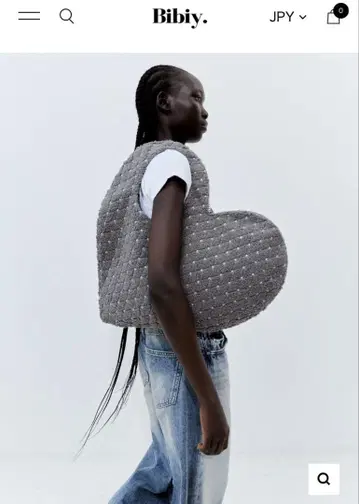 Bibiy ODETTE BOA HEART BAG