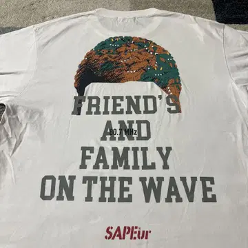 Sapeur XL 사이즈 FM 콜라보 T셔츠