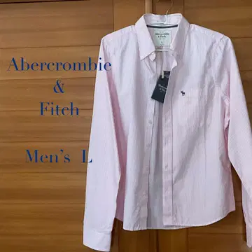 Abercrombie&Fitch 아바클로 버튼 다운 셔츠 스트라이프 L