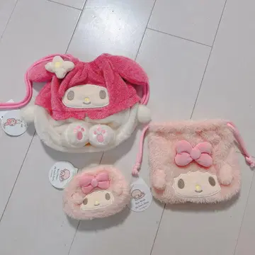 새상품 산리오 콜라보 블루블루에 마이멜로디 피아노짱