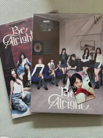 IVE Be Alright CD 2종 트레이딩 카드 이서