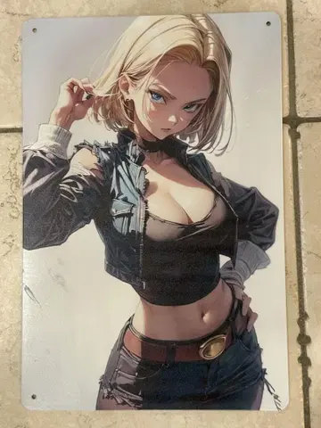 18호풍 양철 간판 023