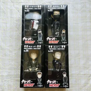 미사용 크로우즈 크레이지헤즈 무장전선 4체 세트