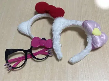 헬로키티 패션 안경 머리띠