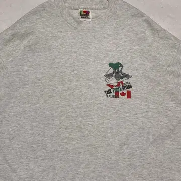 90s FRUIT OF THE LOOM 밀리터리 티셔츠 AVIANO