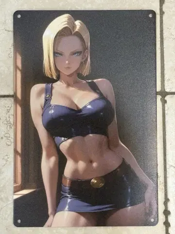 18호풍 양철 간판 024