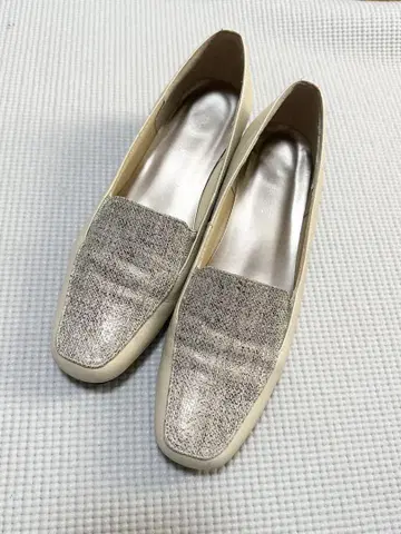 베이지 슬립온 힐 3cm