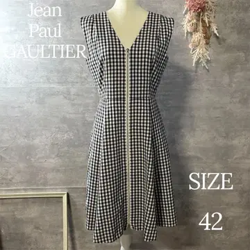 Jean Paul GAULTIER 깅엄 체크 원피스 빅 사이즈