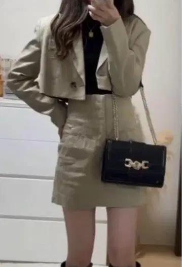ZARA 린넨 스커트 셋업