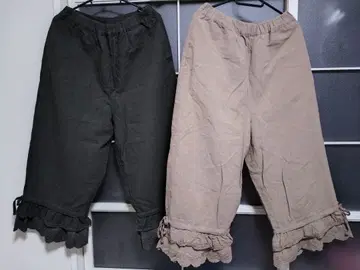 사만사 모스모스 밑단 레이스 바지 속바지 2장 세트