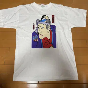 90s 가부키 이치카와 단주로 티셔츠 XL