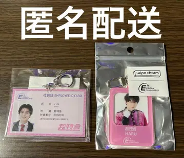 [익명 배송] 새상품 EBiDAN 뮤지엄 하루 사원증풍 키링 참