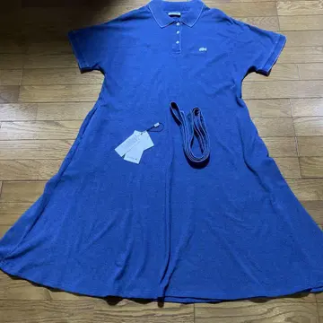 라코스테 인디고 카노코지 벨트 원피스 XL