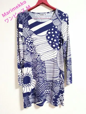 marimekko 긴팔 미니 원피스 M