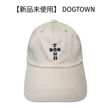 [미사용 새상품] DOGTOWN 도그타운 캡 모자 베이지