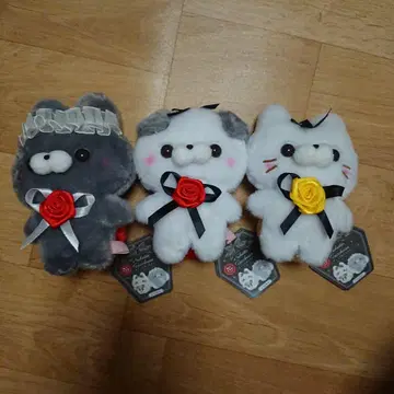 스쿳토탓치상 고딕 봉제 인형 3개 세트