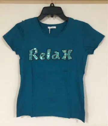 비즈, 스팽글 반팔 티셔츠 블루 계열 9/M [ LA SUD ]