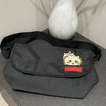 시마무라 치이카와 (먼작귀) 숄더백 시사 블랙