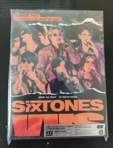 DVD SixTONES VVS (초회판) 4매 세트
