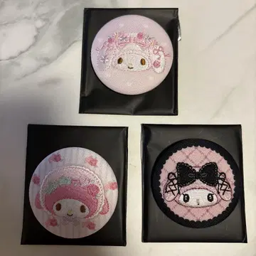 마이멜로디 50th 시크릿 자수 캔뱃지