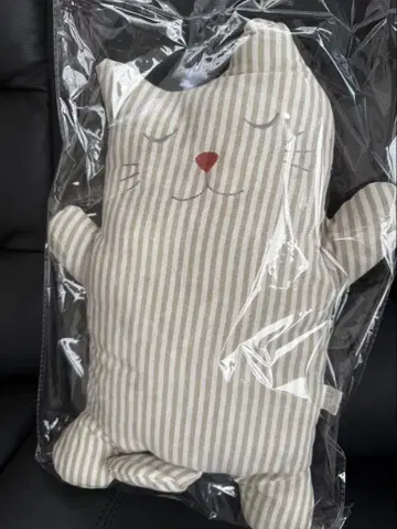 고양이 스트라이프 봉제 인형 빅 자라 홈