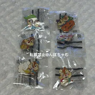 디즈니 한정 핀 배지 새상품 칩과 데일 클라리스 할로윈