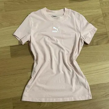 헤이세이 갸루 y2k PUMA 피치 T 반팔 핑크