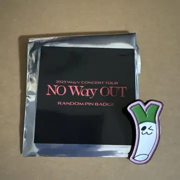 wayv 웨이션 NO Way OUT 랜덤 핀 배지 네기 양양