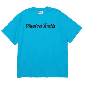 [미사용 새상품] S 사이즈 Wasted Youth T-Shirt 블루