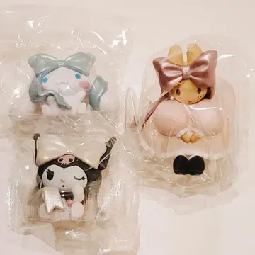 산리오 캐릭터즈 발레 리본 피규어 3코 세트
