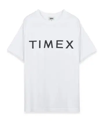 GDC Timex 티셔츠 'White' L 사이즈 미사용 새상품