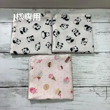 핸드메이드 거즈 손수건