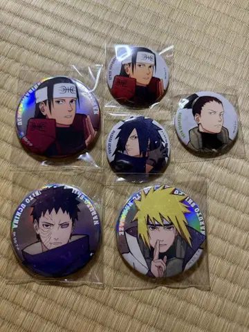 NARUTO 질풍전 캔뱃지 나루토 베이스야드 오비토 마다라 미나토