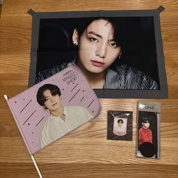 Jung Kook 플래그 & 포토 카드 세트