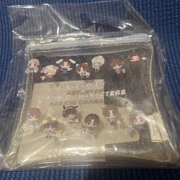 SEVENTEEN x SANRIO CHARACTERS 플랫 파우치