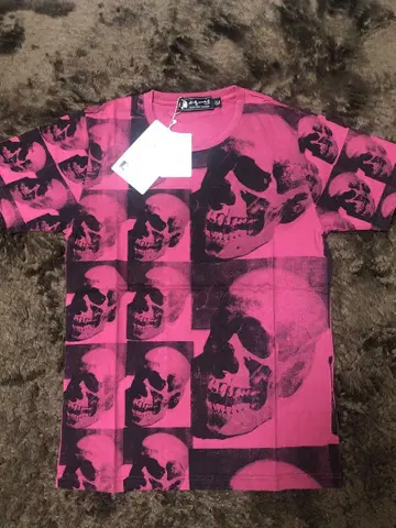 새상품 HYSTERIC GLAMOUR x 앤디 워홀 스컬 티셔츠