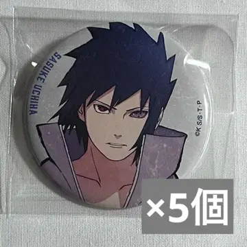 NARUTO 베이스 야드 도쿄 캔뱃지 우치하 사스케 5개