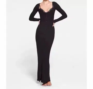 Skims Soft Lounge Lace Dress 니트 원피스